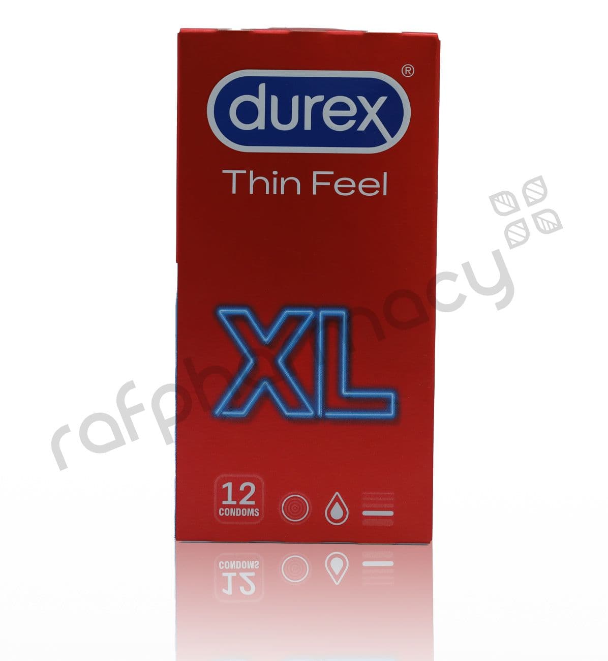 Durex Feel Thin Condoms Xl 12'S#5200