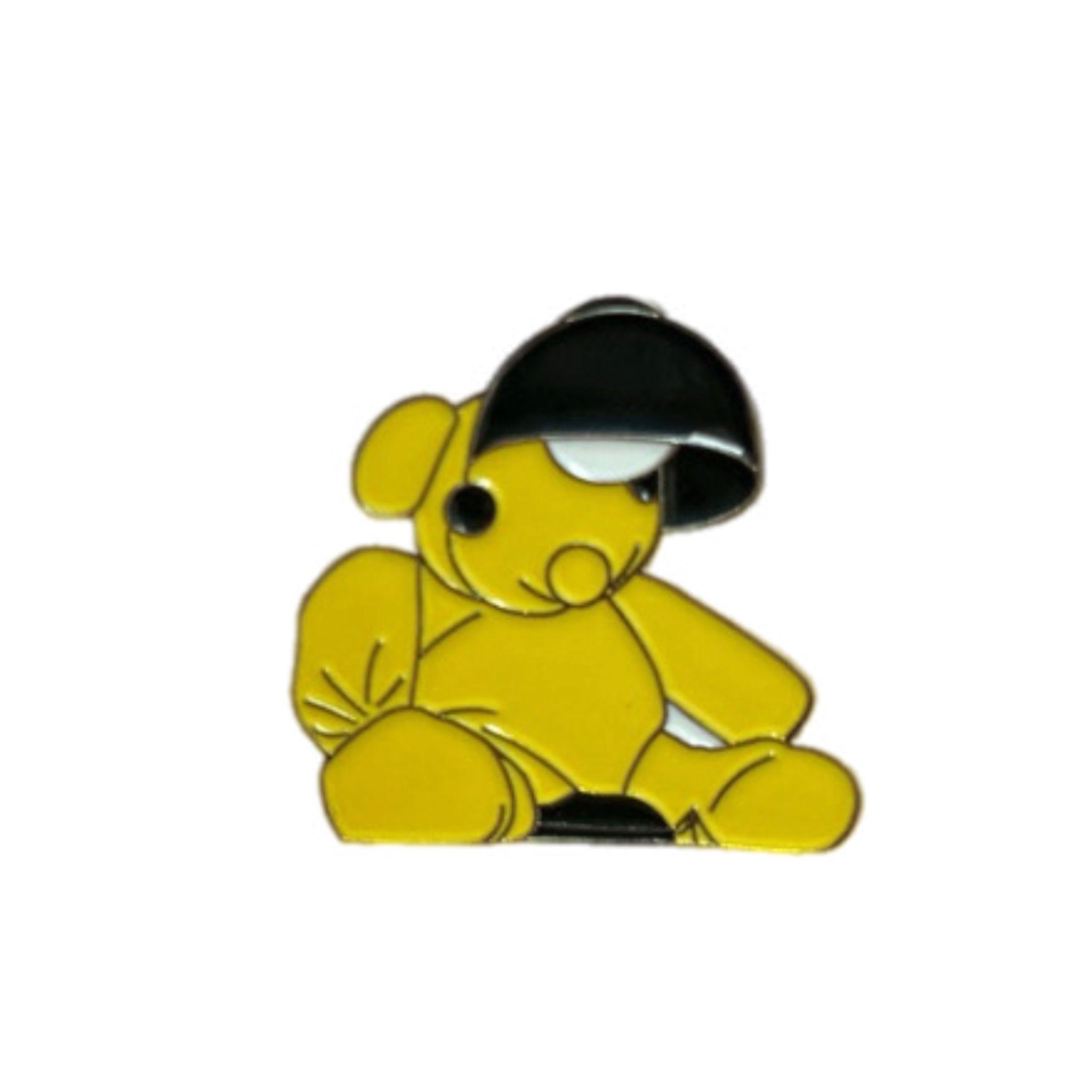 Metal Sticker- Yellow Bear Design 1