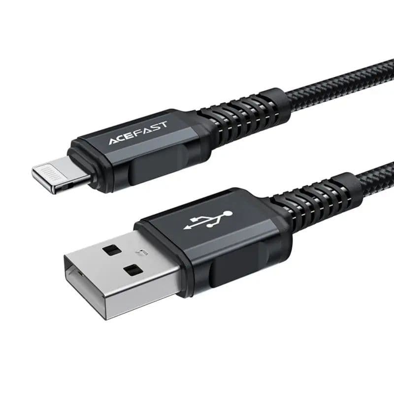 Usb - A To Lightning Aluminum Alloy Charging Data Cable 1.8 Mtr - Acefast C4-02