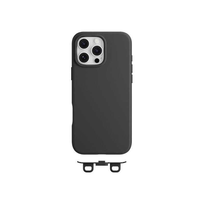 Mageasy Vibrant Magsafe Shockproof Protective Case For 2024 Iphone 16 Pro Max, 16 Feet Drop Protection Black