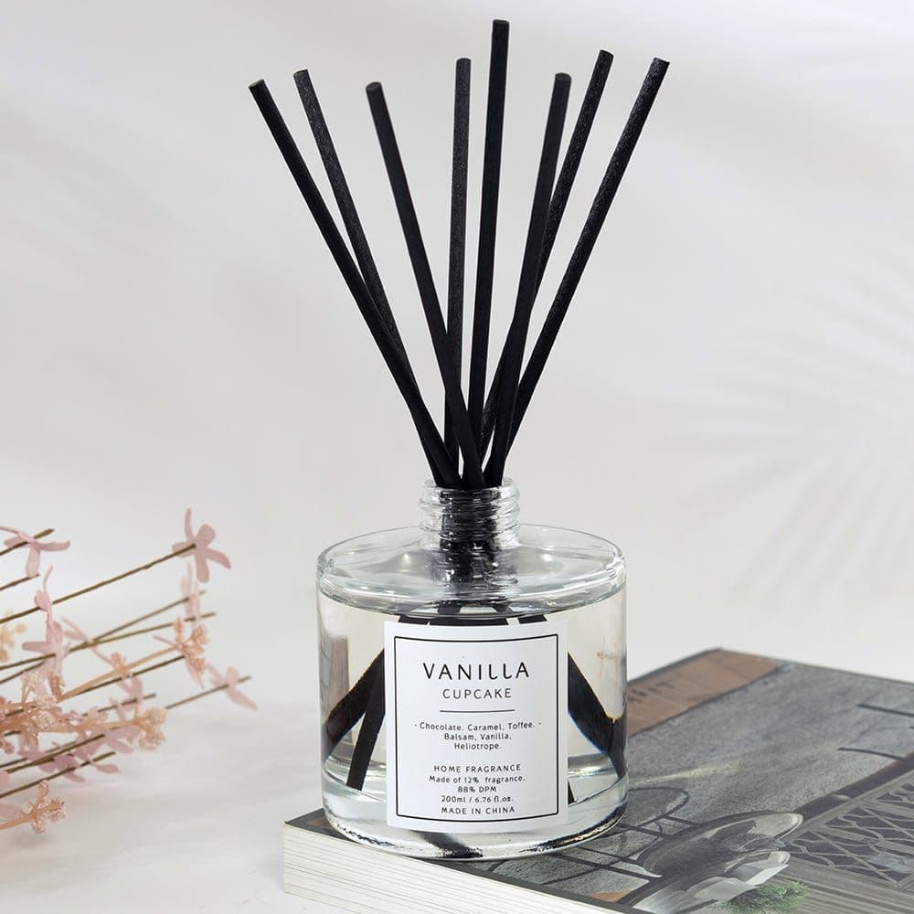 Hue Vanilla Cupcake Reed Diffuser, Clear - 200 Ml