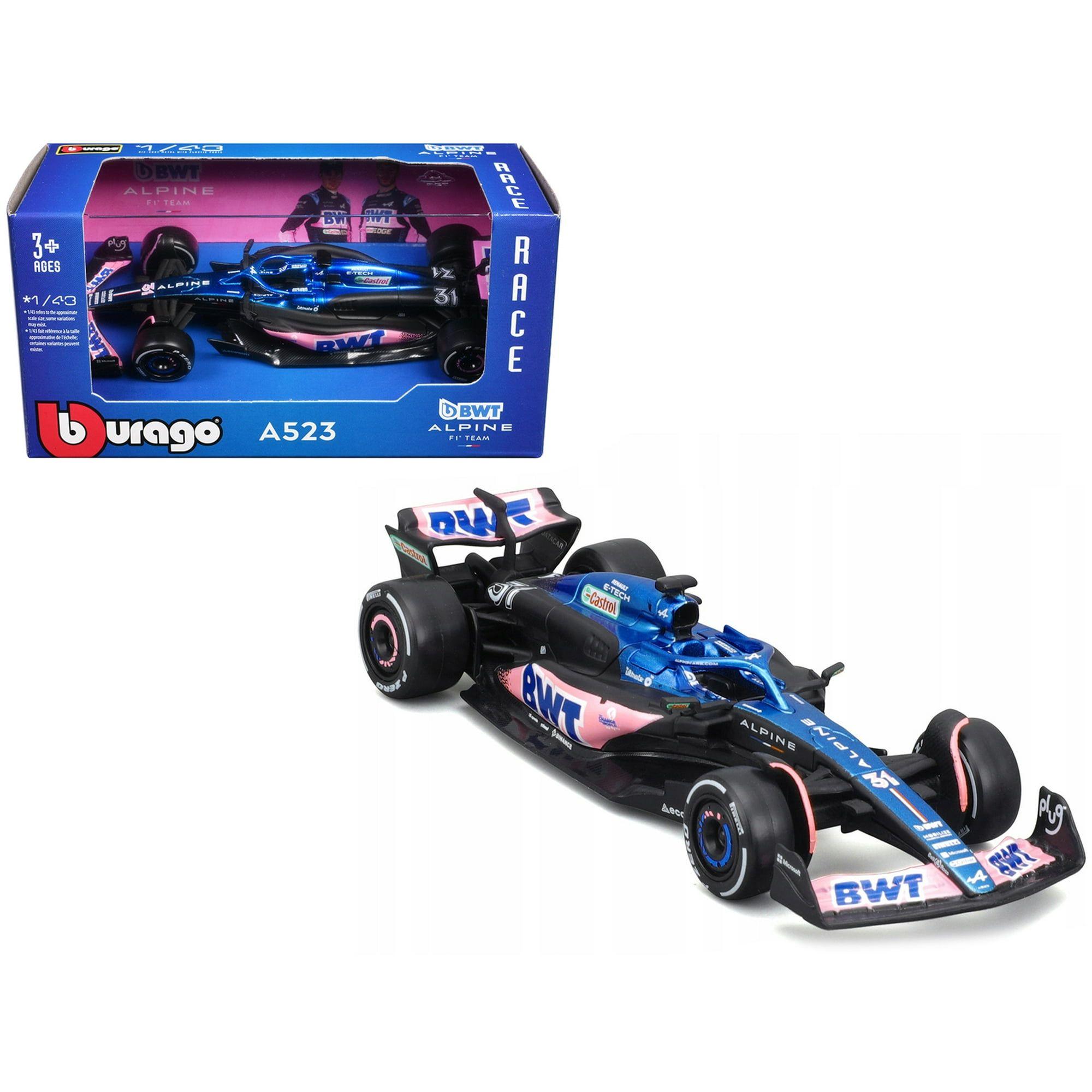 Bburago Formula 1 2023 Bwt Alpine A523 #31 Esteban Ocon Die-Cast Car (1:43)