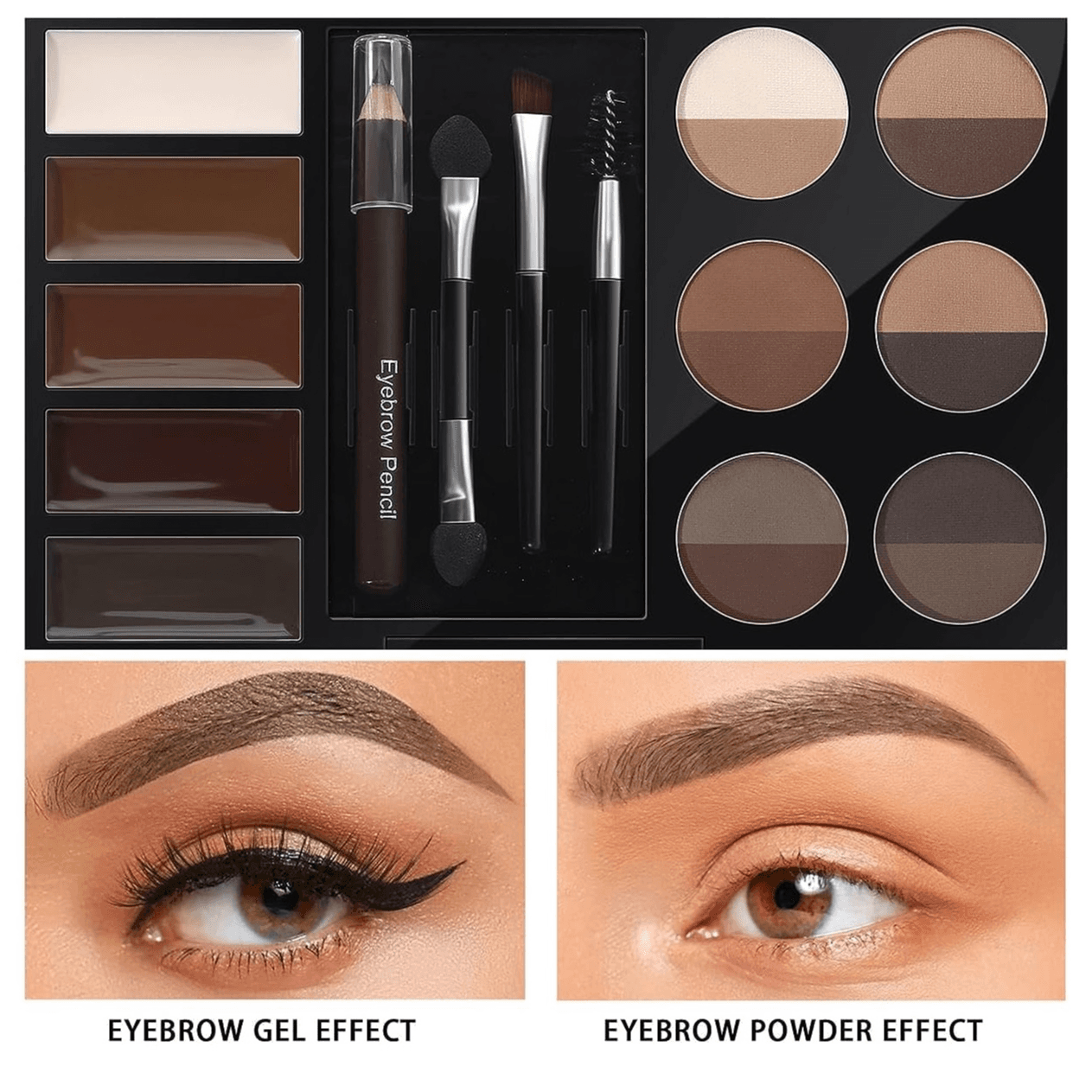 Eyebrow Waterproof Powder Box Eyebrow Staining Cream Set With 5 Color Handaiyan
