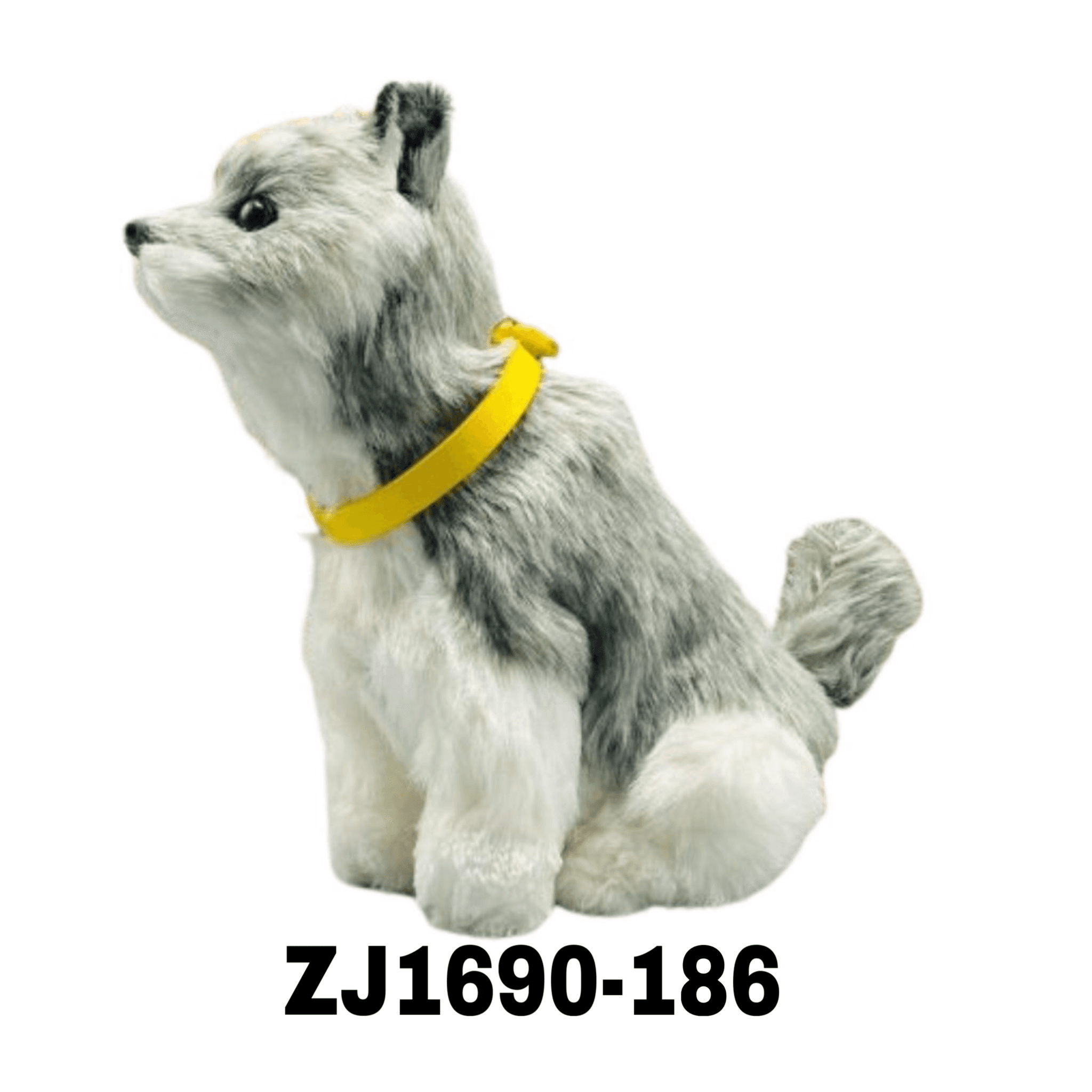 Wolf Toy With Simulation And Sound Gray Zj1690 - 186