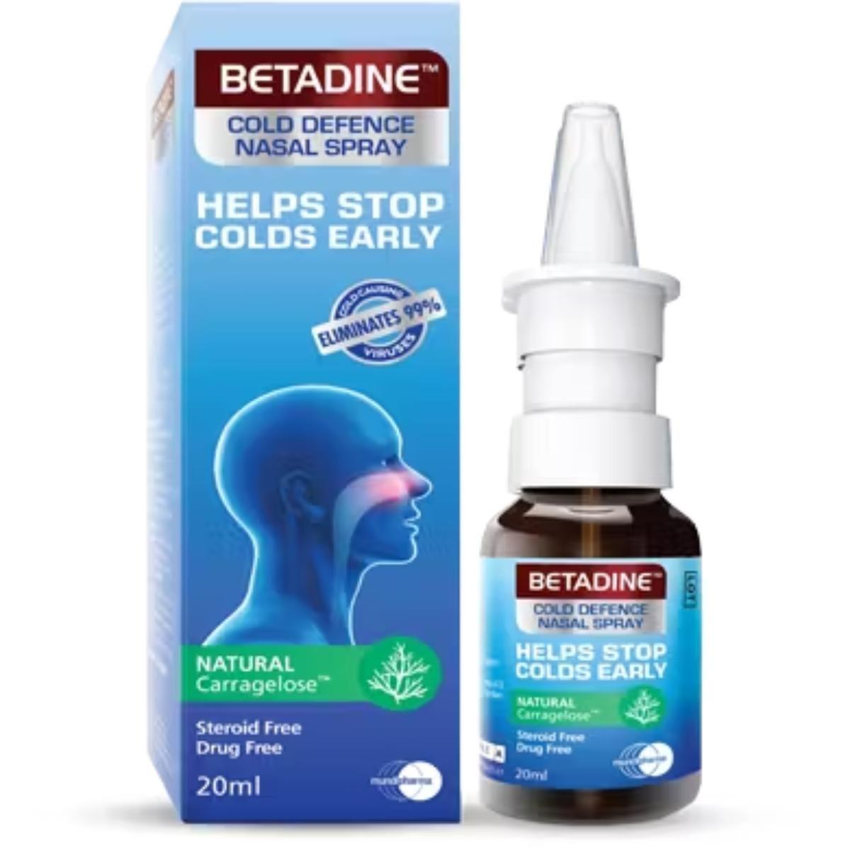 Betadine Cold Defence Nasal Spray 20ml