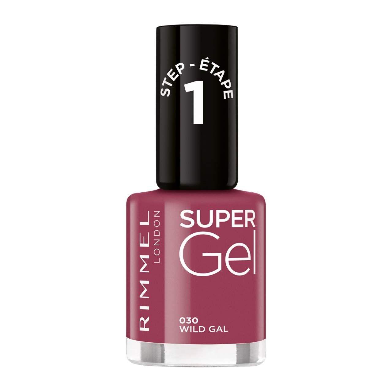 Rimmel London Super Gel Nail Polish 030 Wild Gal 12 Ml