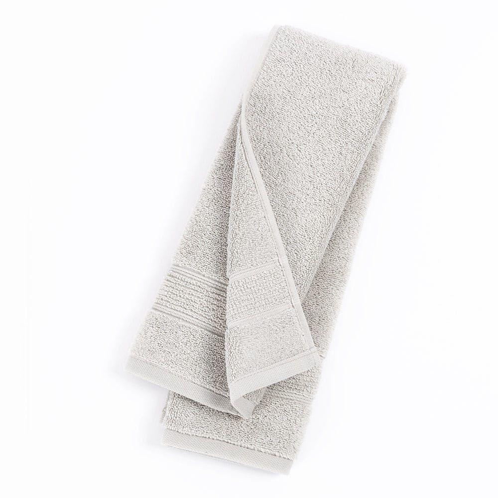 Signature Hand Towel, Silver Grey - 76X41 Cm