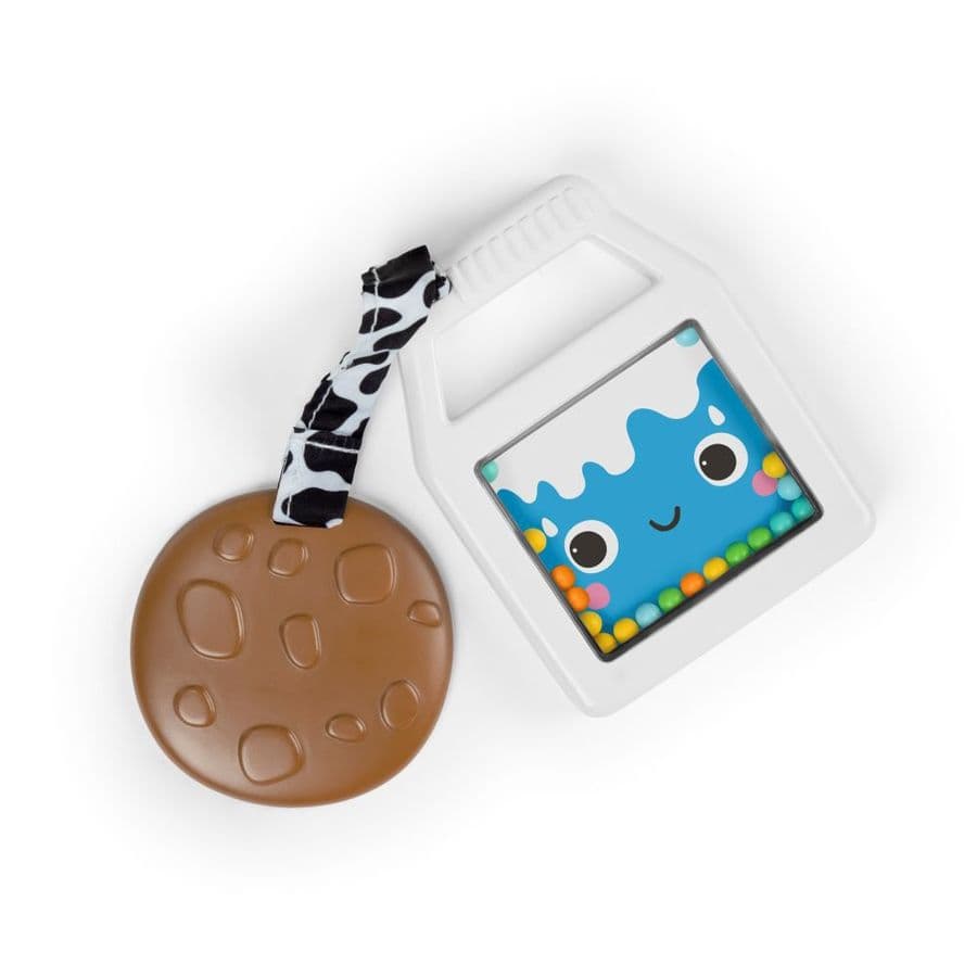Bright Starts Cookies Teethe 2-In-1 Rattle And Teether Toy
