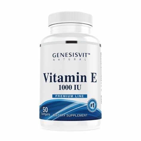 Genesisvit Vitamin E Soft Capsule 1000 I.U 50 Pc