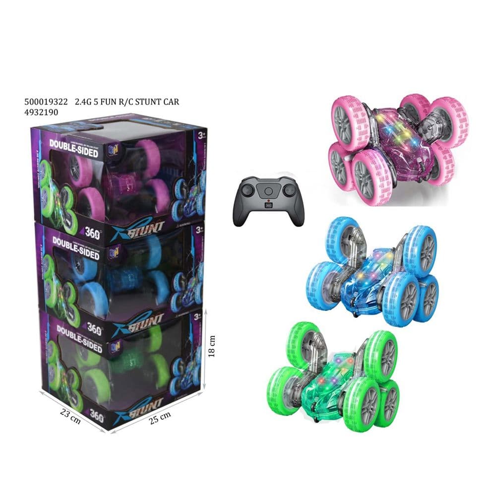 Fun Remote Control Stunt Car Pink No.dh666-91c No.17499