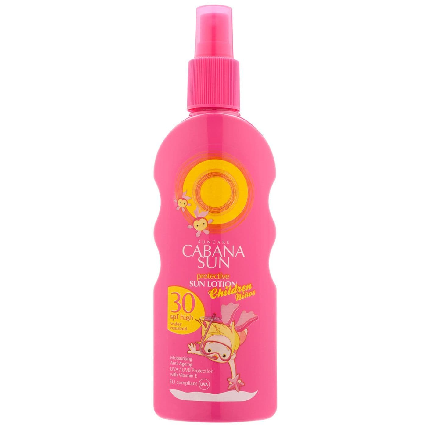 Cabana SPF 30 Sun Kids Lotion Spray 200ml Cabk30M