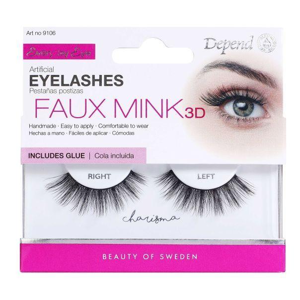 Depend Artificial Eyelashes Faux Mink 3D