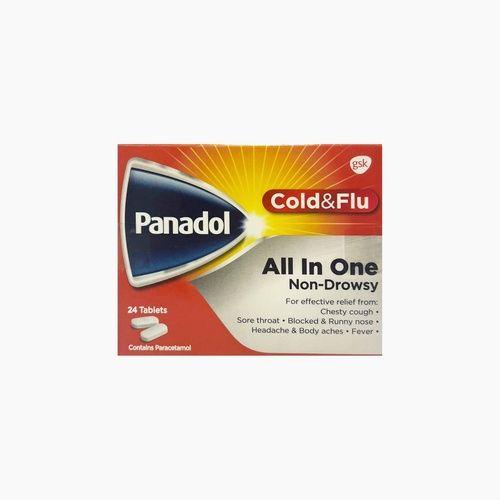 Panadol Cold And Flu All In One Tab 24 S