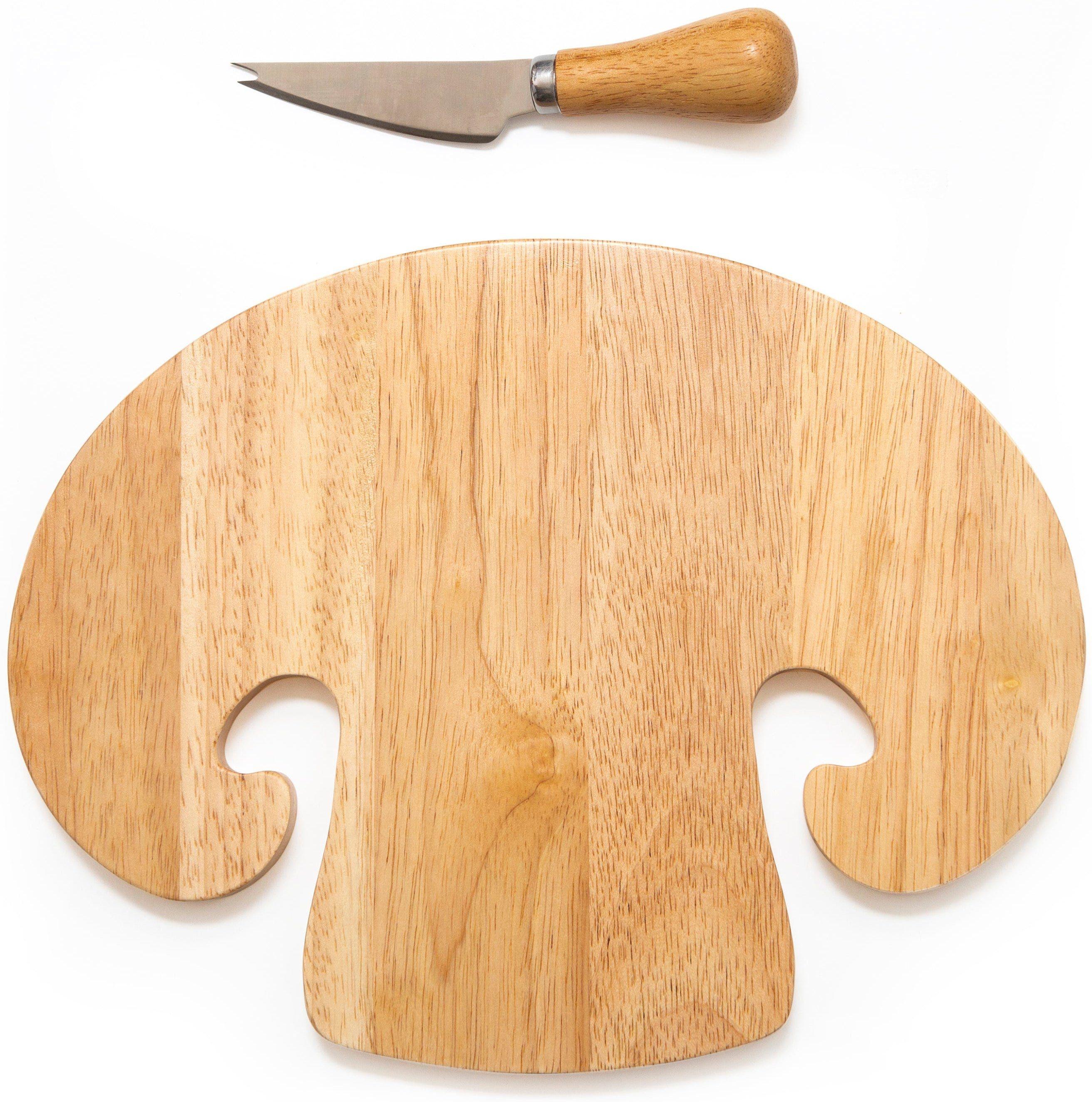 Mushroom Cutting Board & Knife