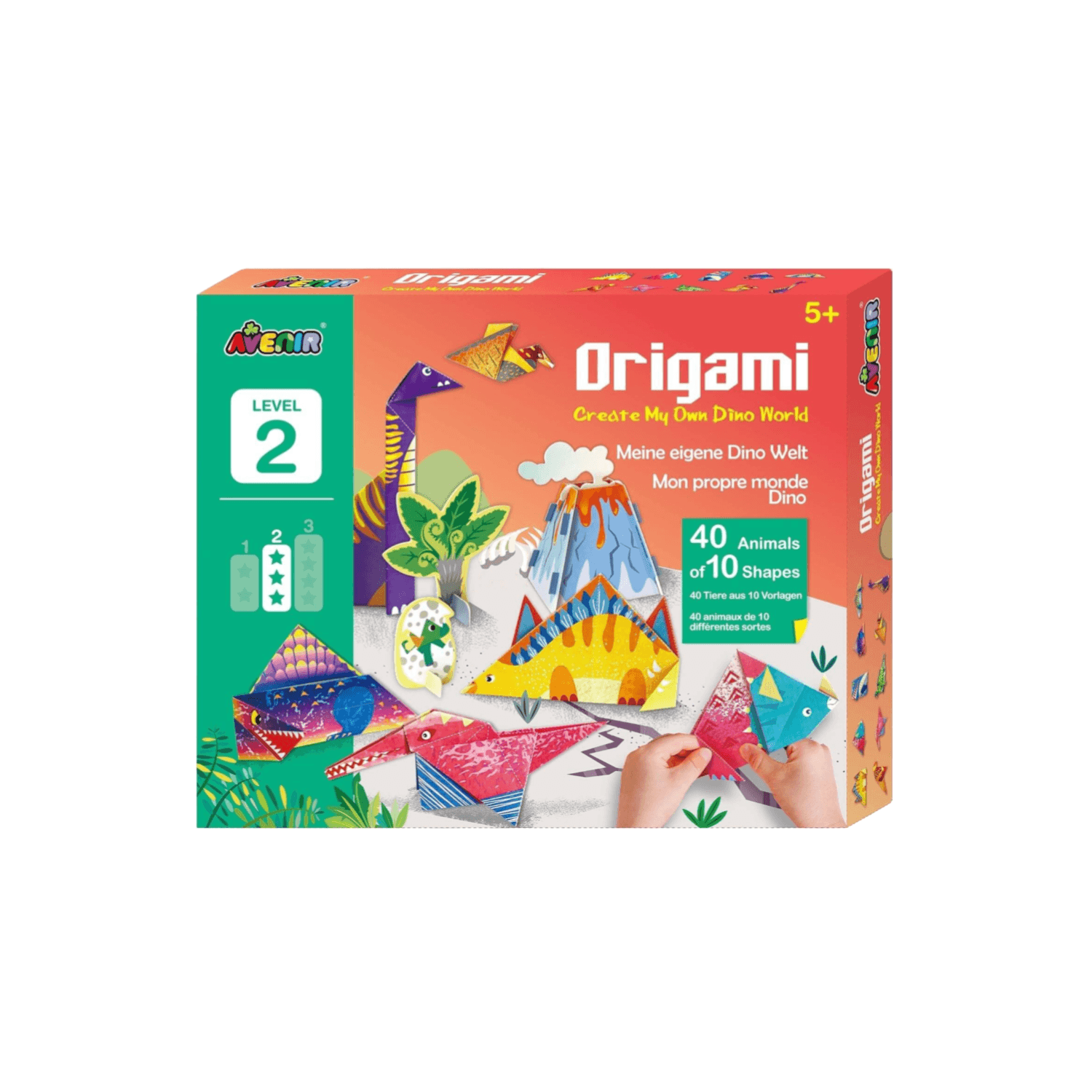 Avenir Origami - Create My Own Dino World Level2