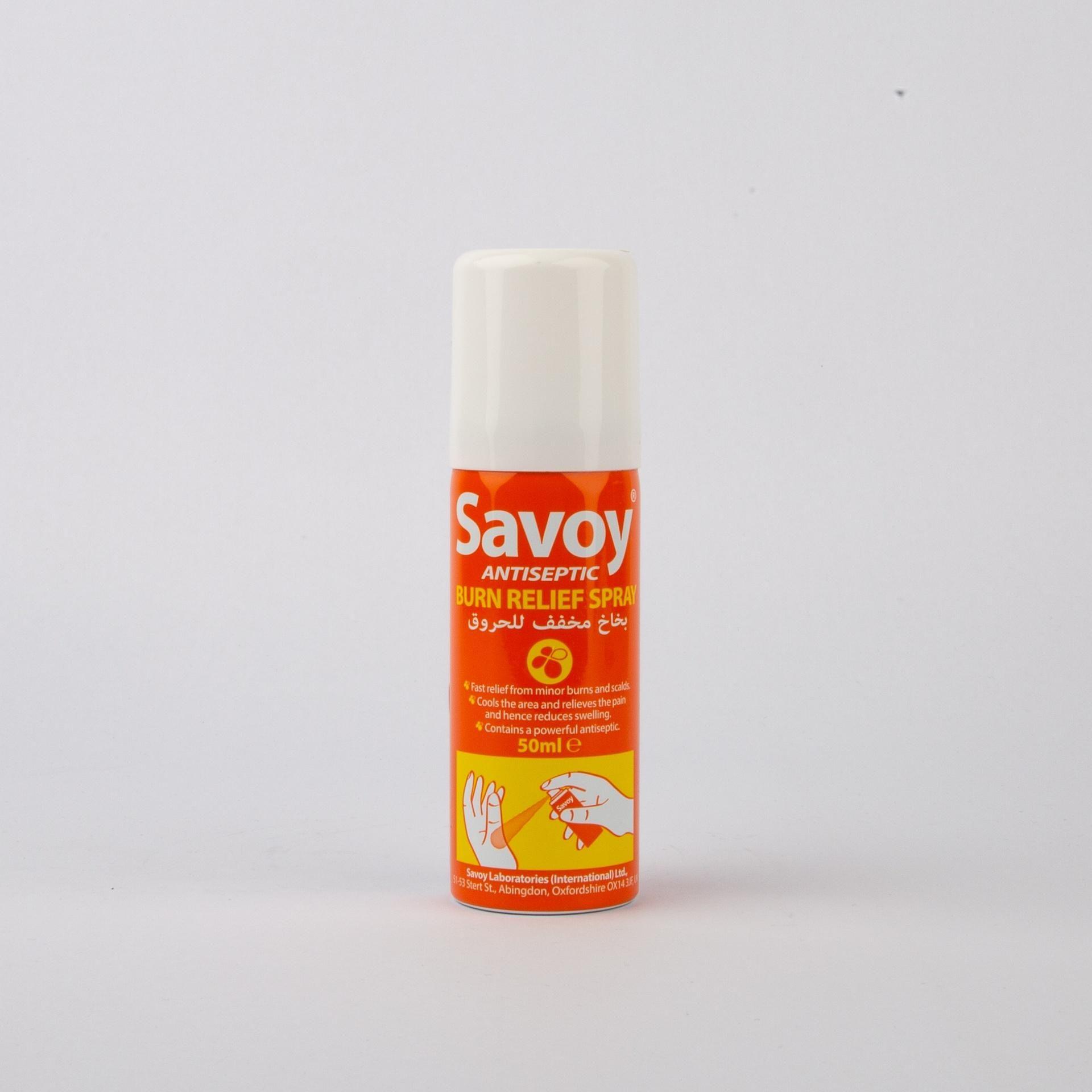 Savoy Antiseptic.Burn Relief Spray 50Ml-