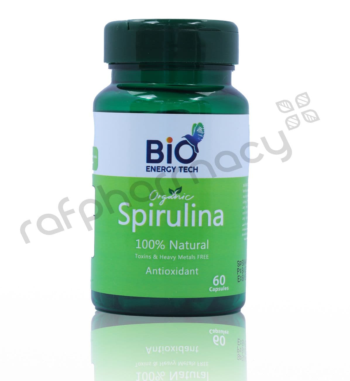 Bioenergy Tech Spirulina Capsules 60'S