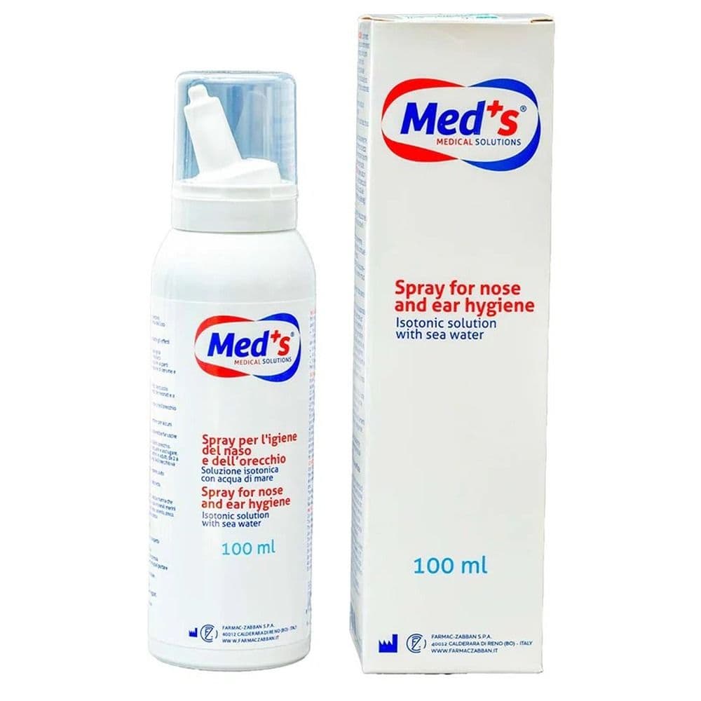 Med+s  Isotonic Spray For Nose & Ear Hygiene 100ml