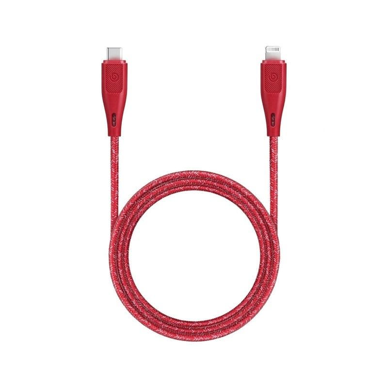 Bazic Gocharge Usb-C To Lightning C94 Mfi 1.2M Braided Cable - Red