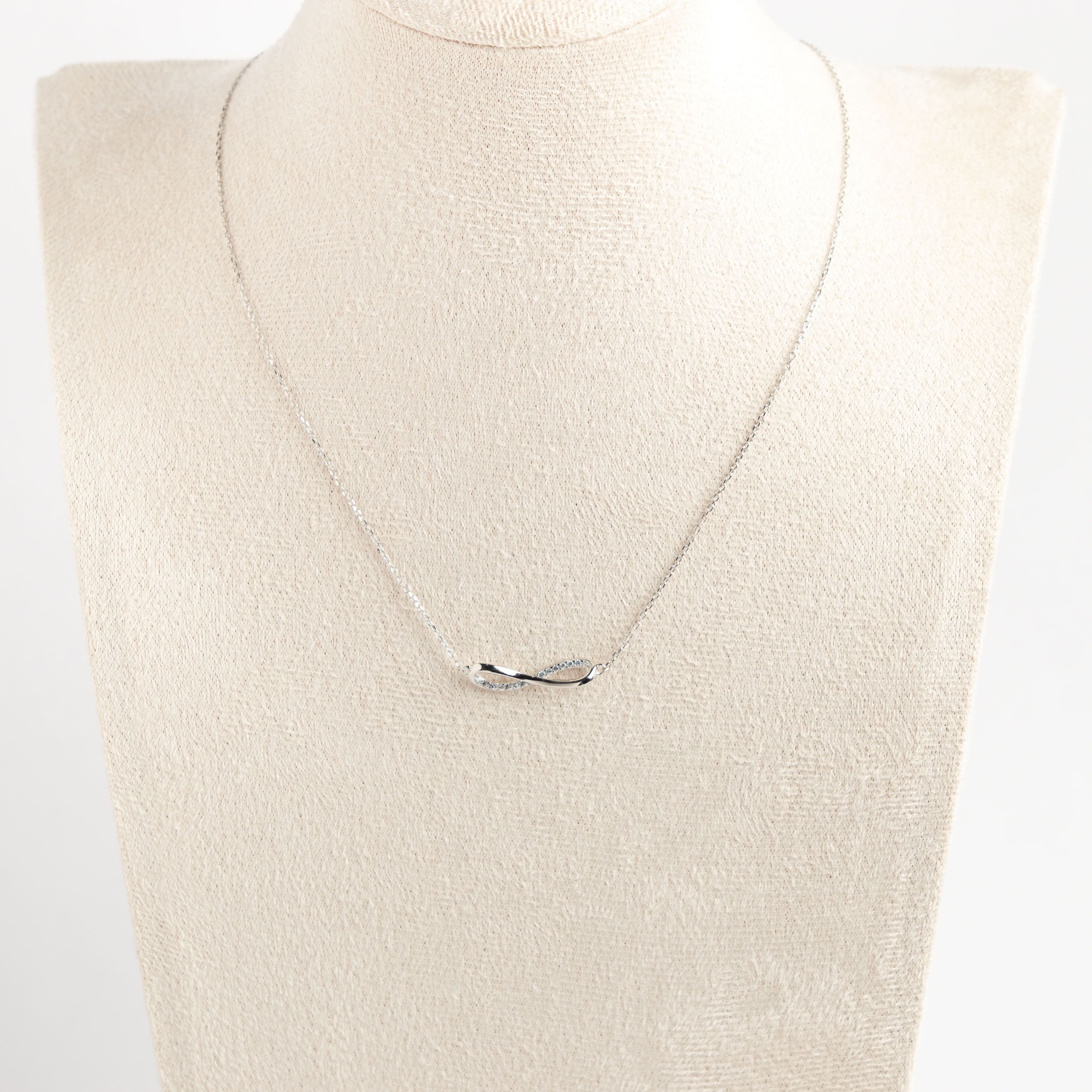 Infinity Silver Necklace