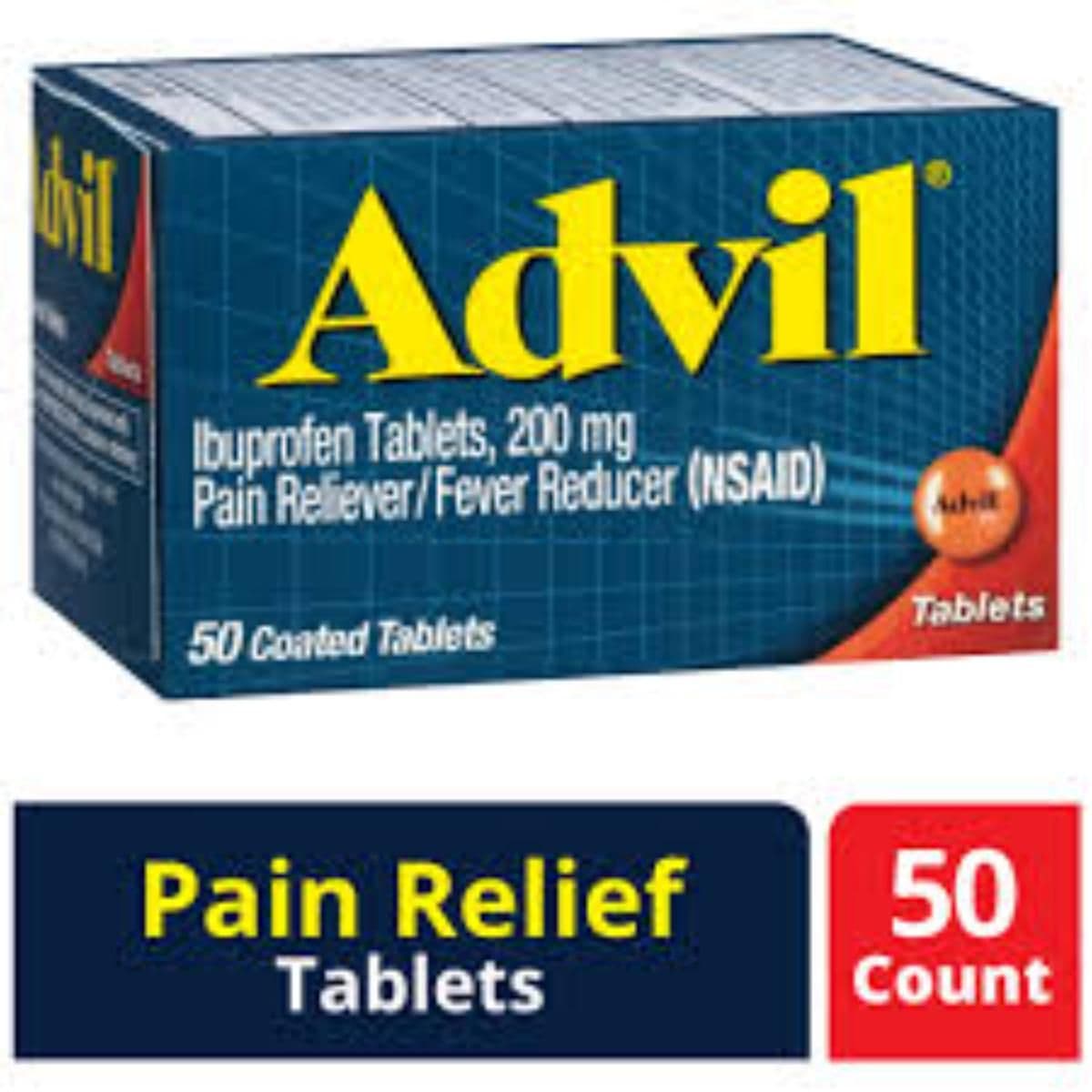 Advil 200Mg 50Tablet