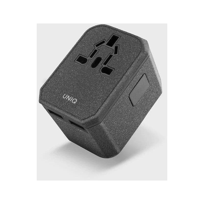 Uniq Voyage Pd World Adapter Pd33 Charcoal