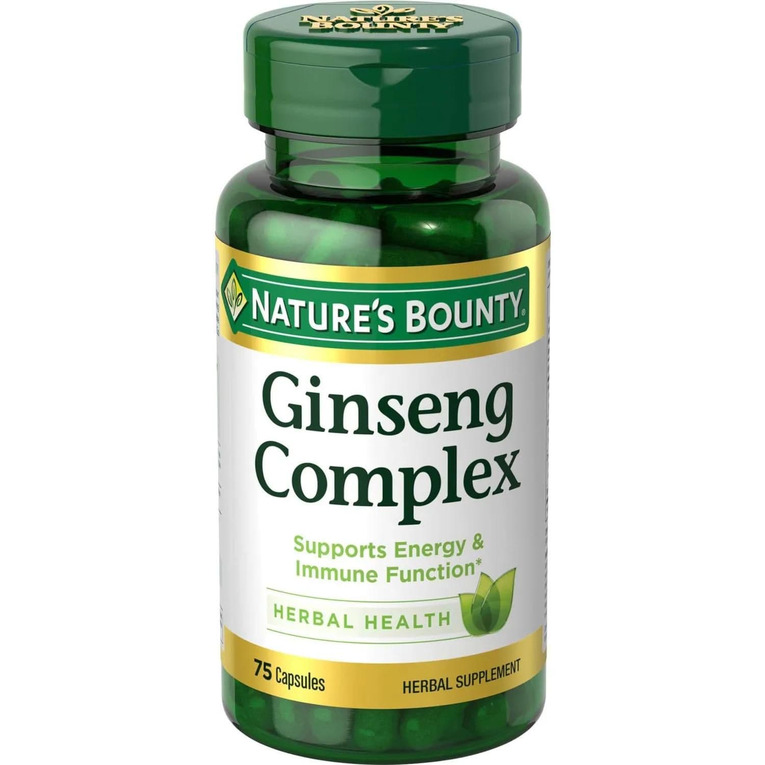 Natures Bounty Ginseng Complex 75 Capsules No.12722