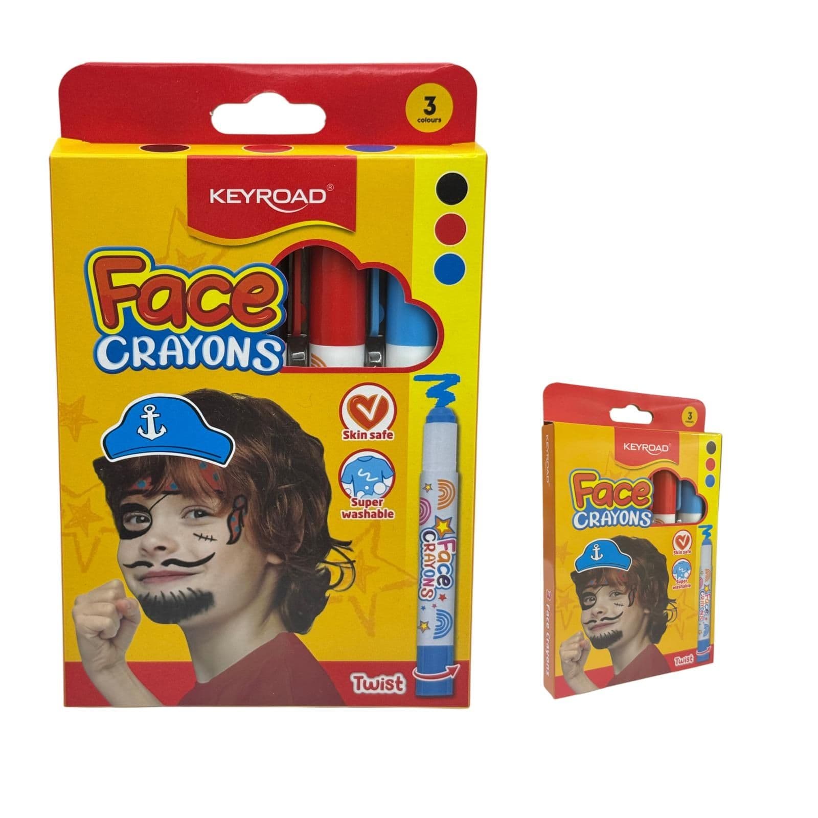 Keyroad Face Crayons Set (3 Shades)
