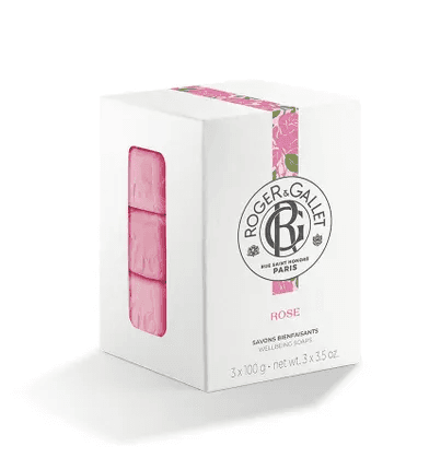 Roger & Gallet Wellbeing Soaps Set Rose 300G