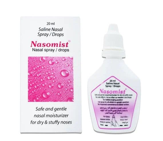 Nasomist Saline Nasal Drops 20ml