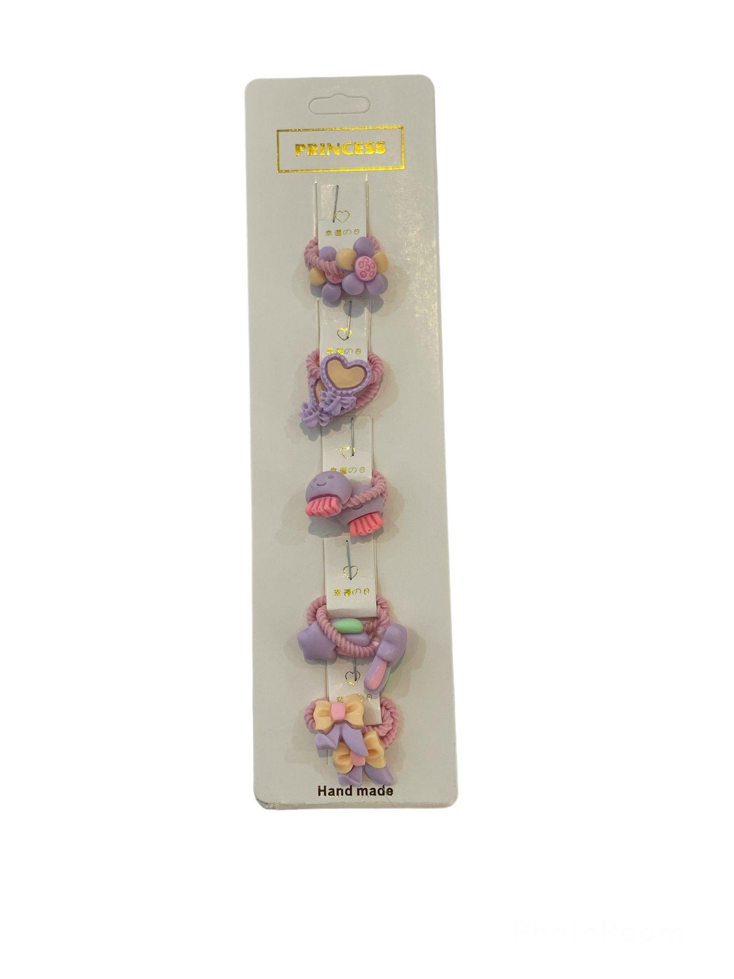 Future Cocoa Children'S Hair Rope -10Pcs Color: Purple