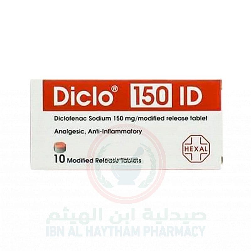 Diclo 150Mg Id Tablets 10'S