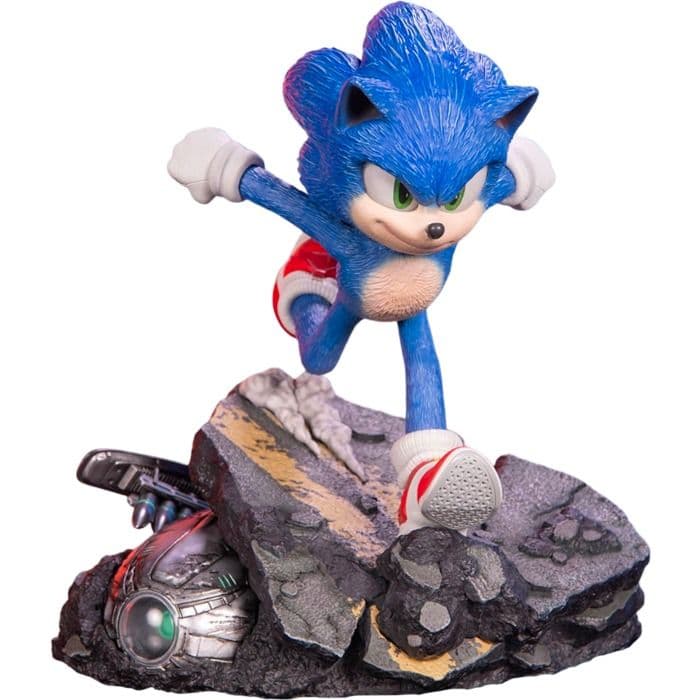 First 4 Figures Sonic The Hedgehog 2 (Movie) Sonic Standoff Statue