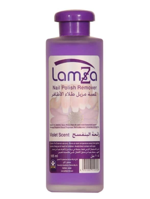 Lamsa Nail Polish Remover Violet Scent 105 Ml