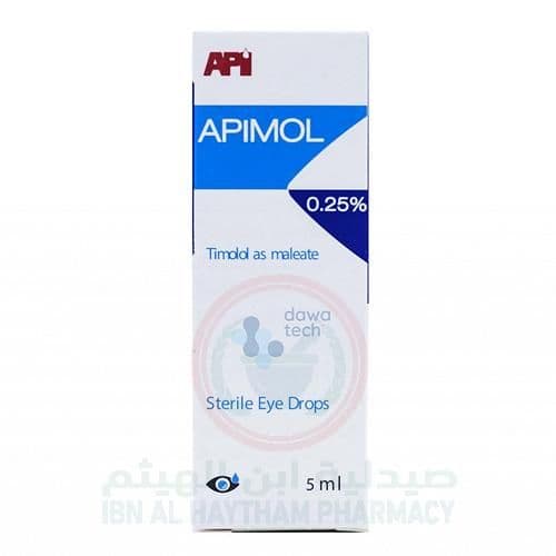 Apimol 0.25% Eye Drops 5Ml