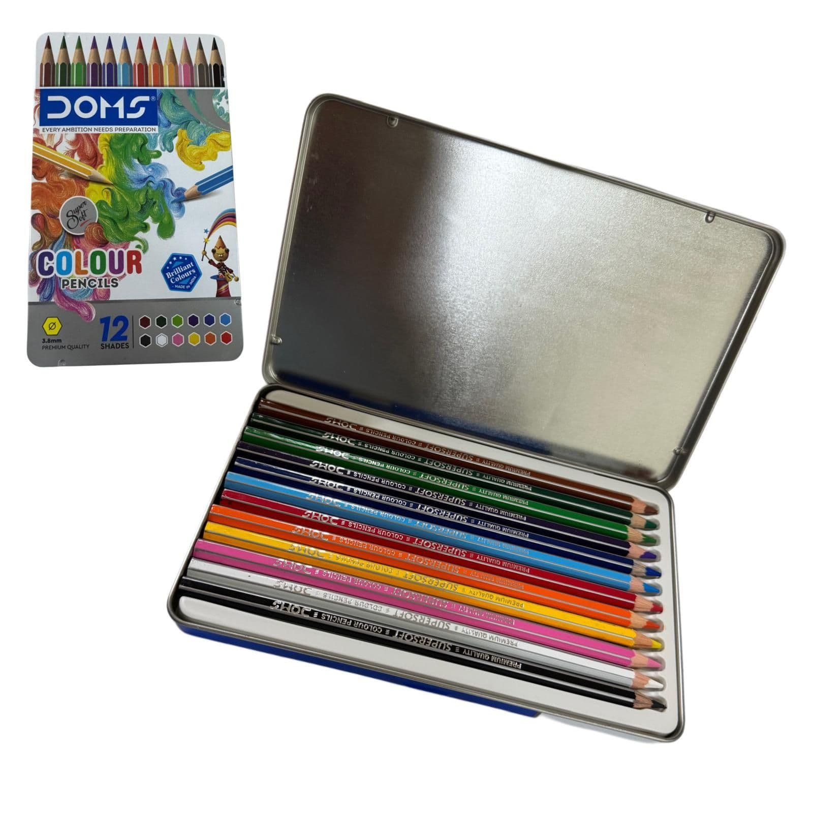 Doms Colored Pencils Set (12 Pencils)
