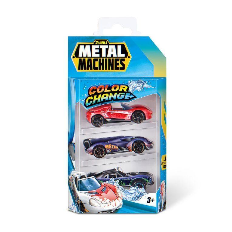 Metal Machines-Standard-Series 4 Car Color Change 3Pk,Bulk,24Pcs,No Inner,Std Color Assortment