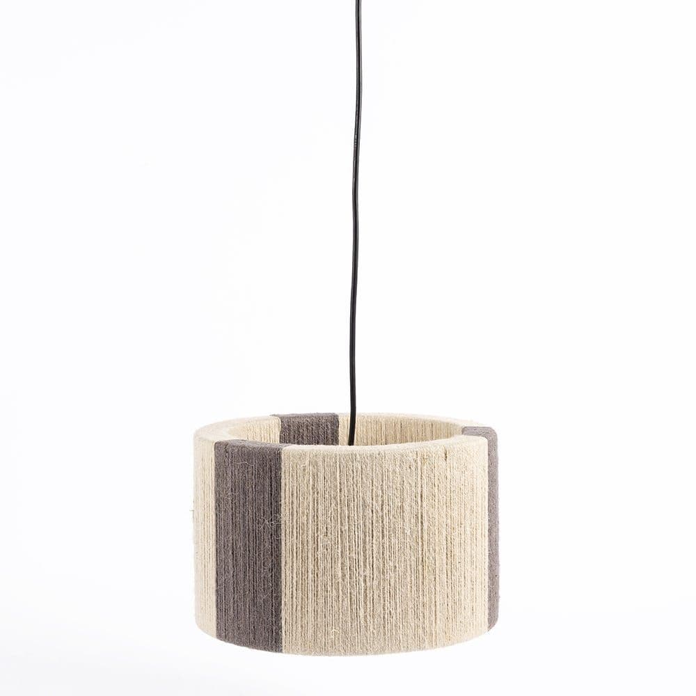 Jose String Hanging Lamp, Beige & Grey - 31X20 Cm