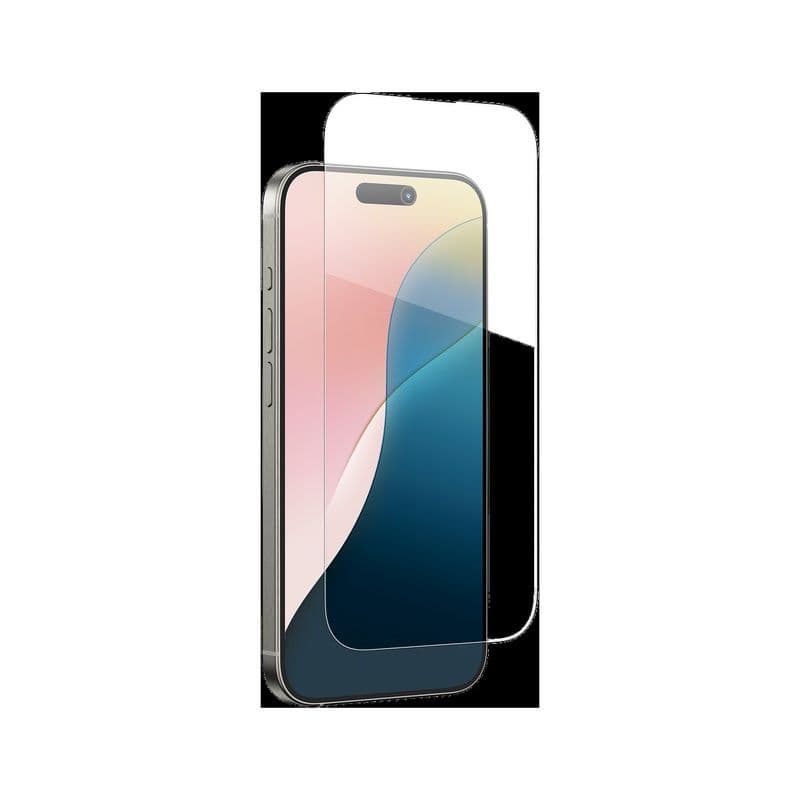 At Iphone 16 Plus 6.7 2.5D Pure Glass With Sleeve Packaging