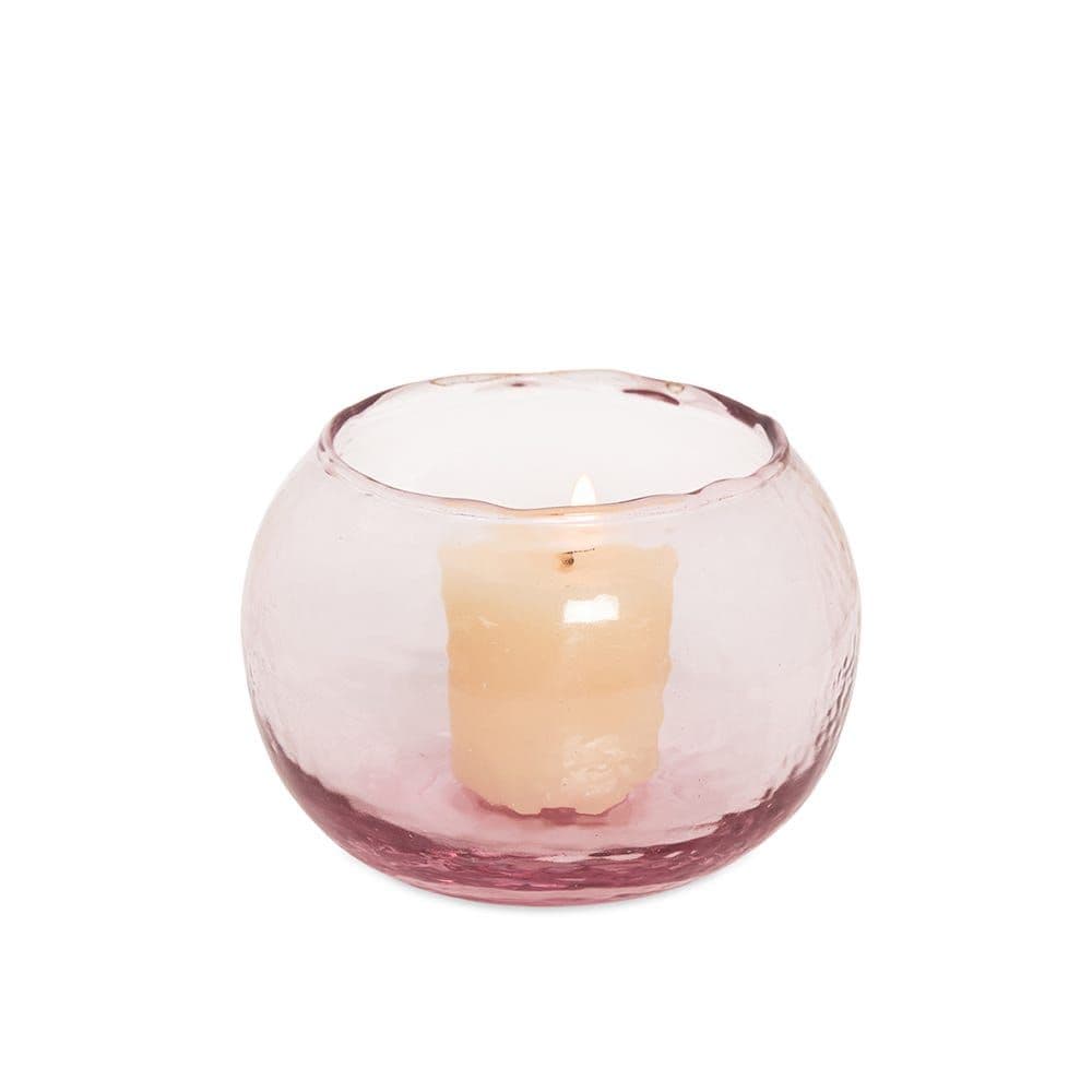 Jesh Candle Holder, Pink - 10Cm