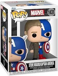 Funko Pop! Marvel: Split Captain A/Steve R Vinyl Figures