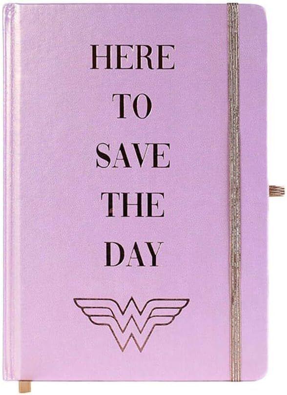 Wonder Woman - Here To Save The Day (A5 Wiro Notebook)