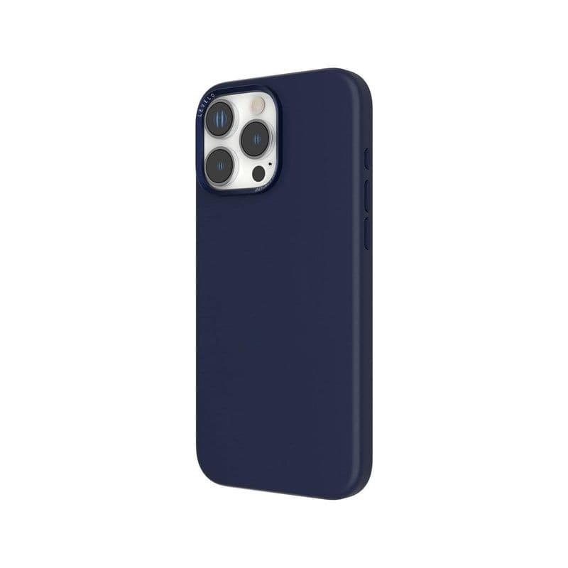 Levelo Iris Magsafe Liquid Silicone Case -Iphone 16 Pro Max- Blue