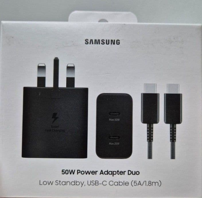 Samsung 50W Power Adapter Duo With Usb-C Cable