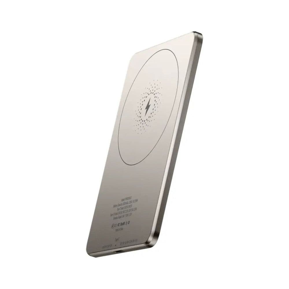Powerology Ultra-Thin 5000Mah Magsafe Power Bank - Titanium