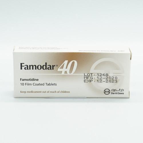 Famodar 40Mg Tab 10'S