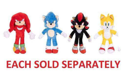 Jakks Pacific Sonic The Hedgehog 3 Movie Basic Plush 9" Assorted 4