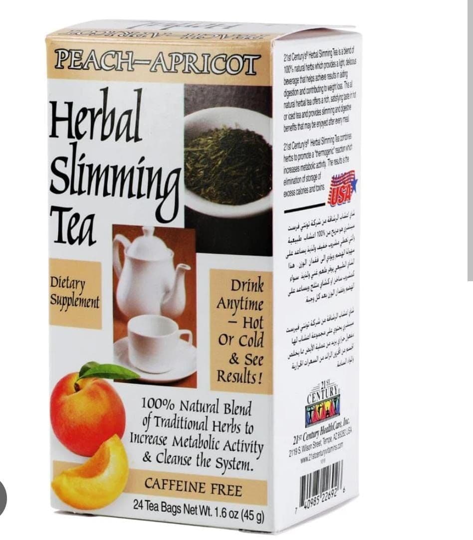 21 Ch Herbal Slimming Tea Peach - Apricot