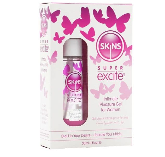 Skins Super Excite Intimate Pleasure Gel For Women 30Ml