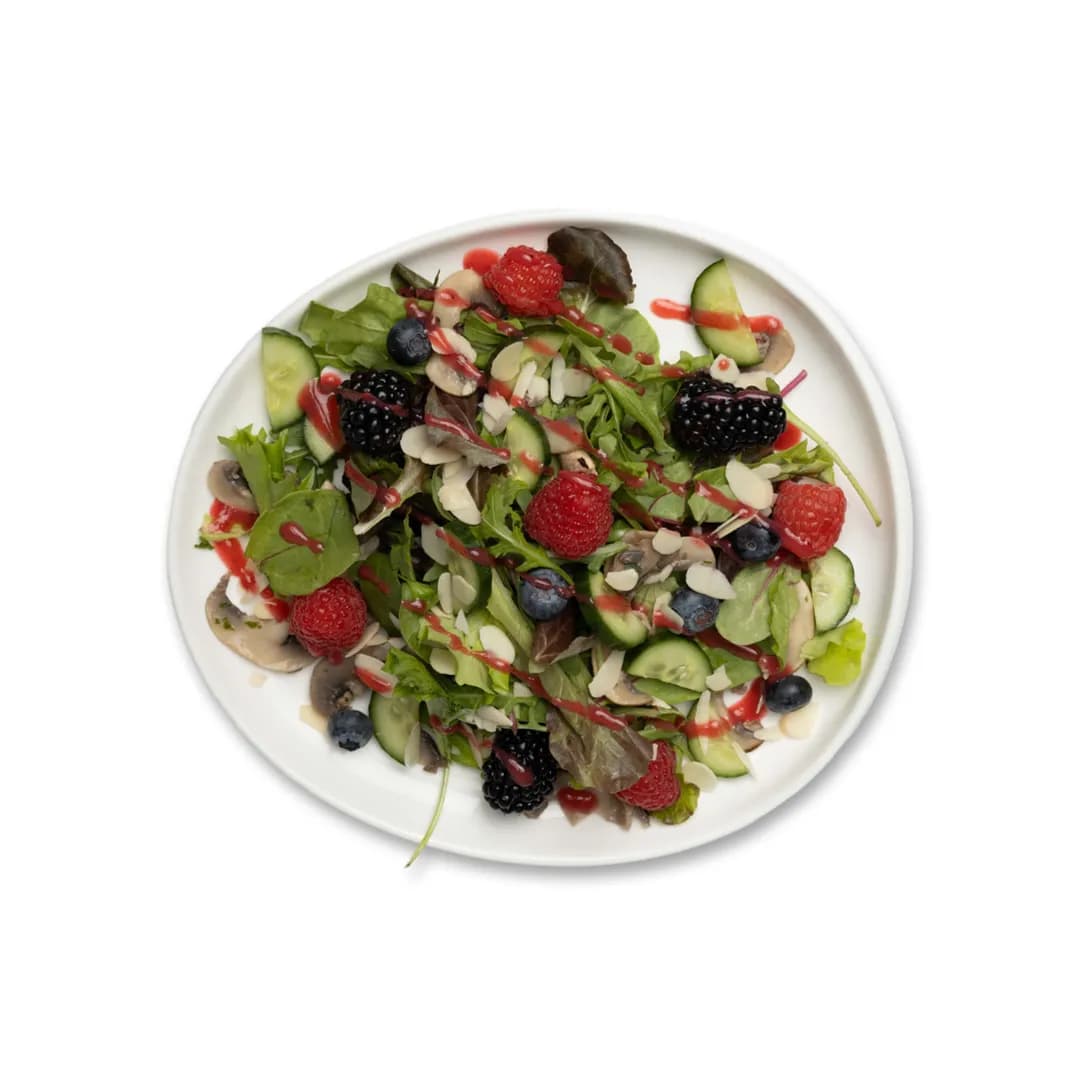 Raspberry Sauce Salad